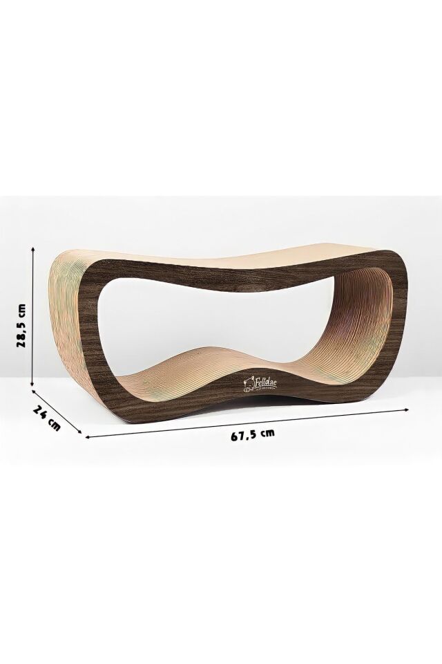 Oluklu Mukavva, Kedi Tırmalama Kanepesi – Yatay Tırmalama / (67,5X28,5X24CM) Large - CS8 DW