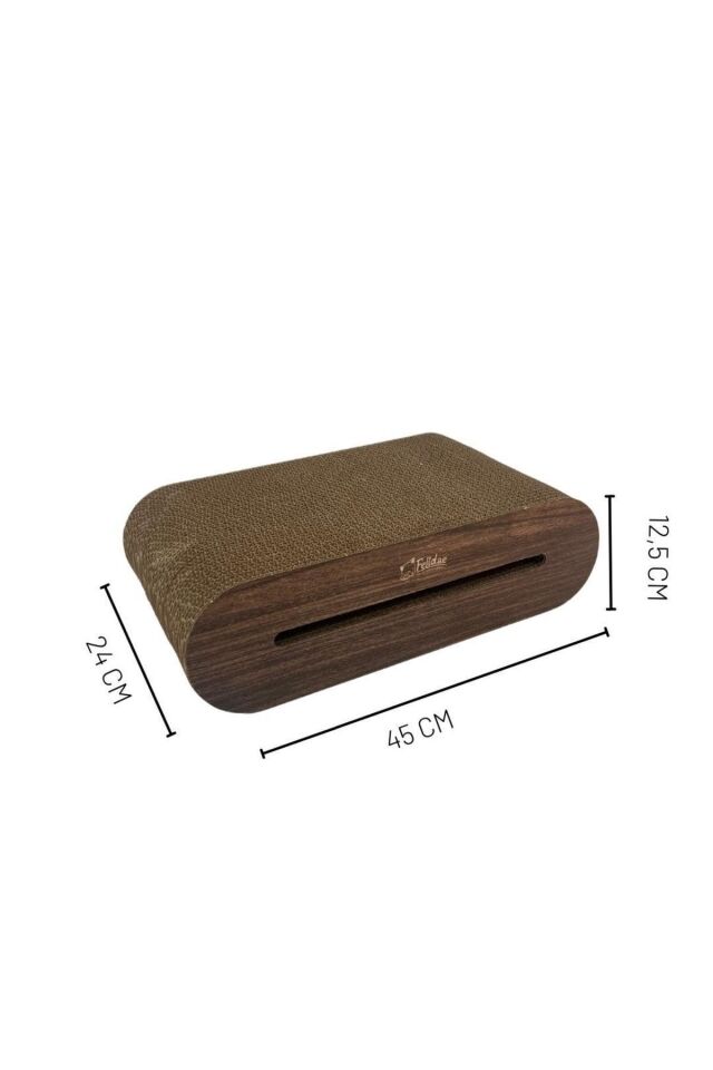 Oluklu Mukavva Kedi Tırmalama Kanepesi - Oval Tırmalama / (45X12,5X24CM) Medium - CS6 DW