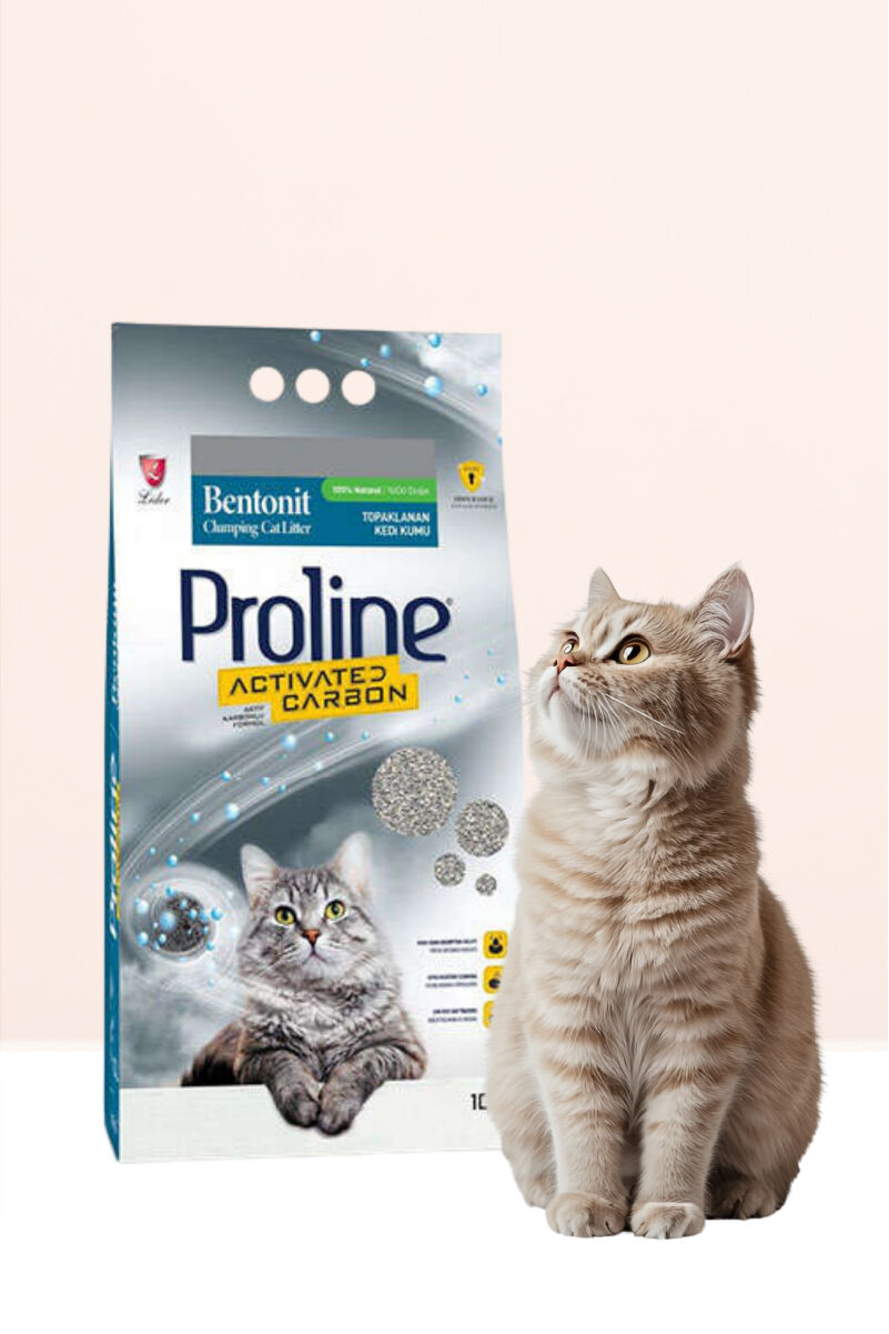 Proline Aktif Karbonlu Kedi Kumu 10 Lt