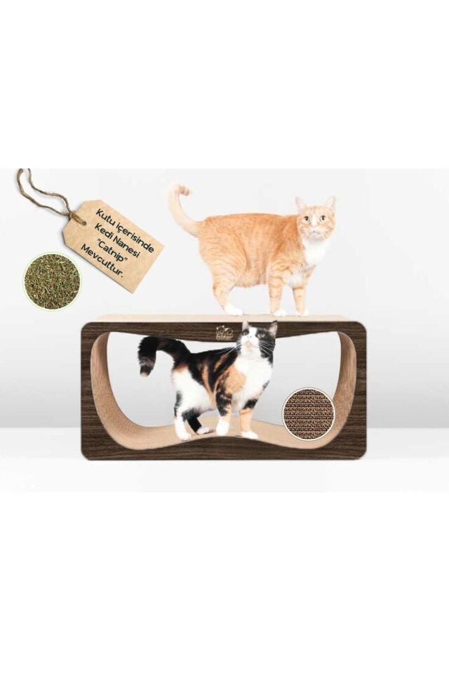 Oluklu Mukavva, Kedi Tırmalama Kanepesi – Yatay Tırmalama / (75X36X24CM) Xlarge - CS8 DW