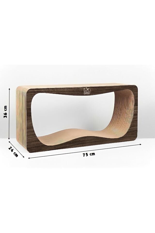 Oluklu Mukavva, Kedi Tırmalama Kanepesi – Yatay Tırmalama / (75X36X24CM) Xlarge - CS8 DW