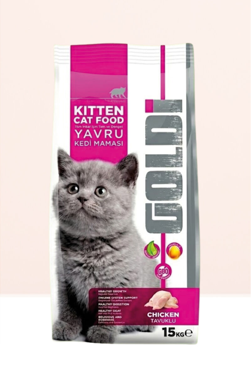 Goldi Kitten Tavuklu Yavru Kedi Maması 15 Kg
