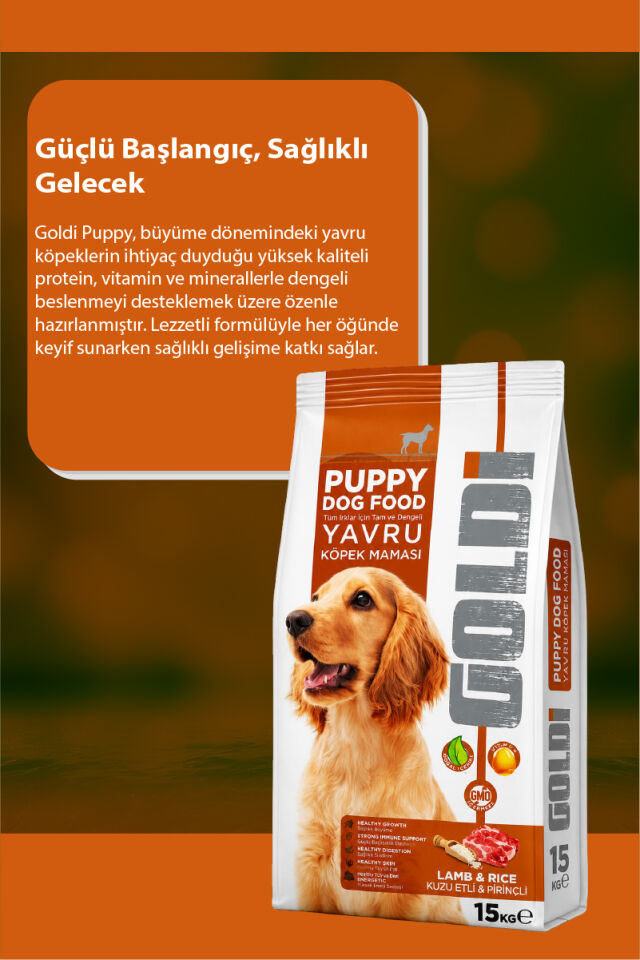 Puppy Kuzu Etli Yavru Köpek Maması 15 Kg