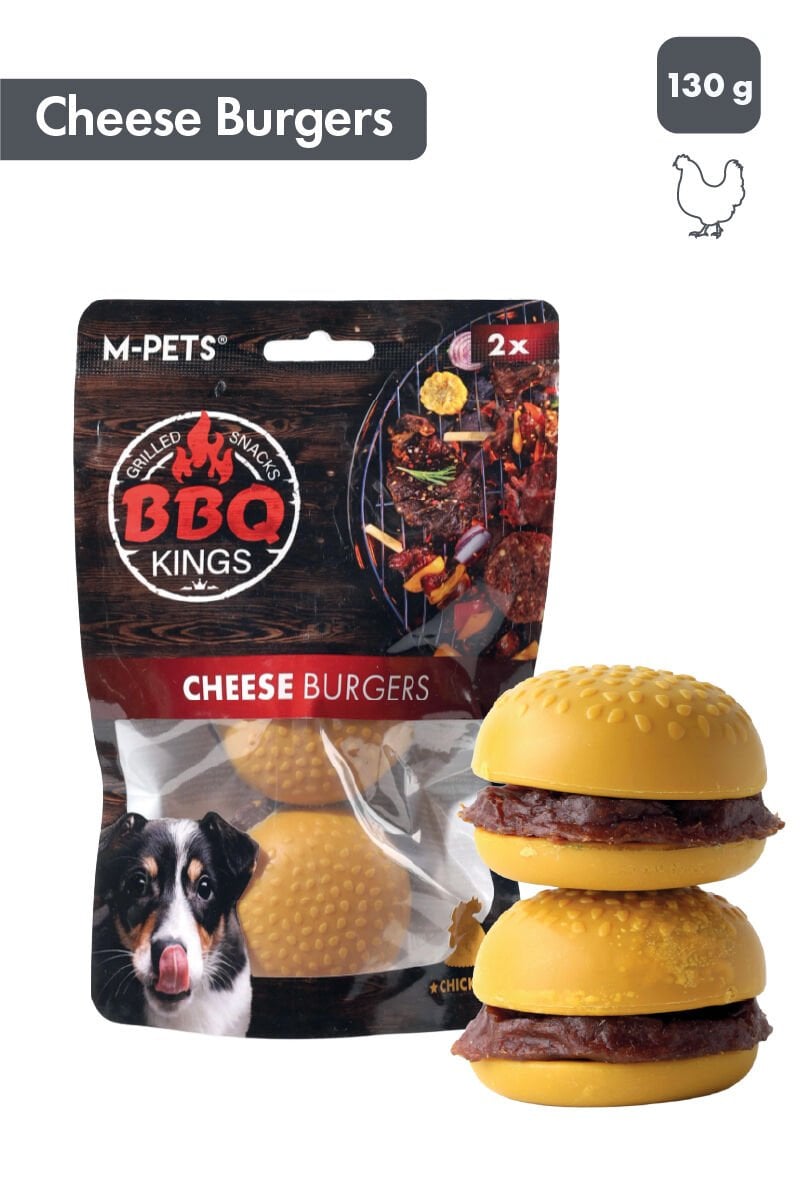 M-PETS BBQ KINGS CHEESE BURGERS CHICKEN ÖDÜL 130GR