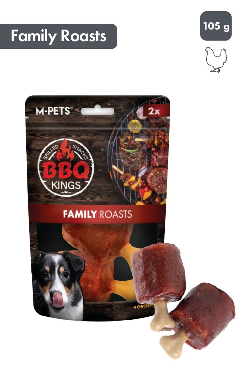 M-PETS BBQ KINGS FAMILY ROASTS CHICKEN ÖDÜL 105GR