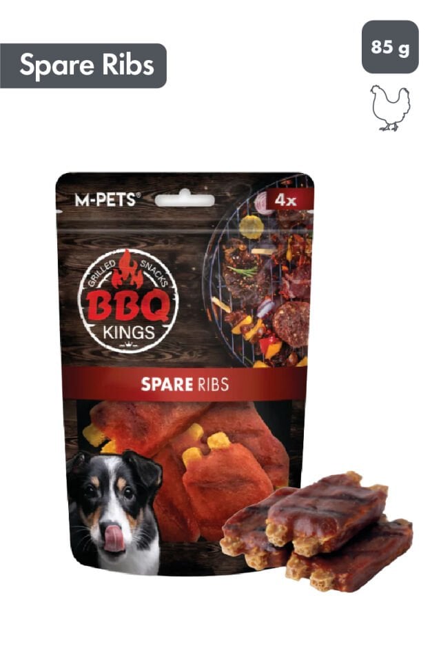 M-PETS BBQ KINGS SPARE RIBS CHICKEN ÖDÜL 85GR