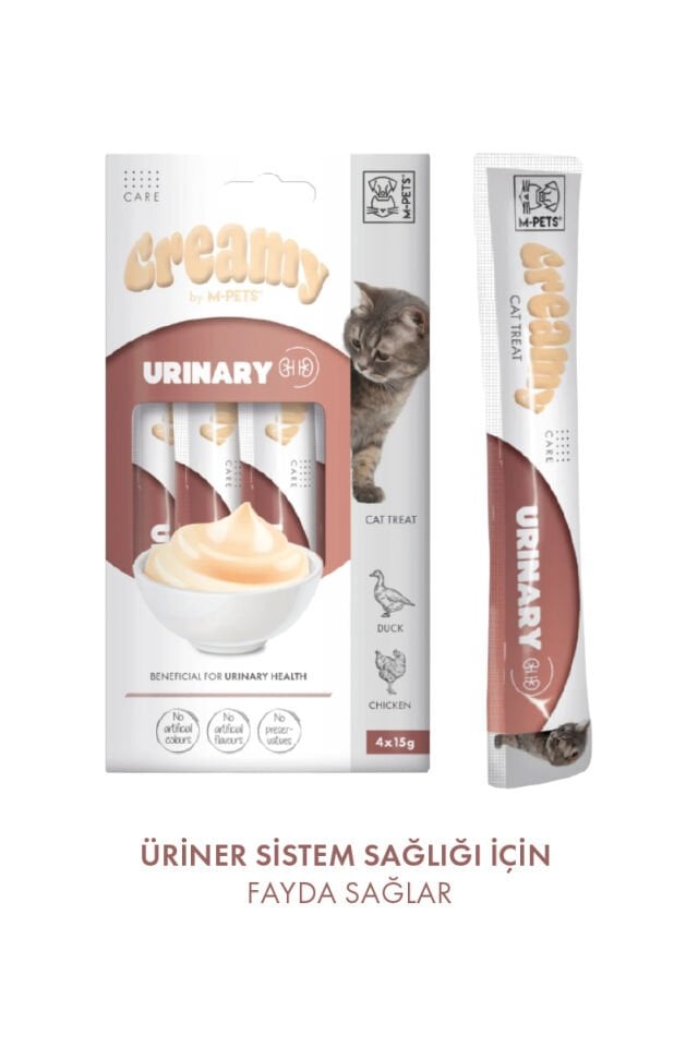 URINARY FONKSİYONEL CREAMY KEDİ ÖDÜLÜ 4X15GR