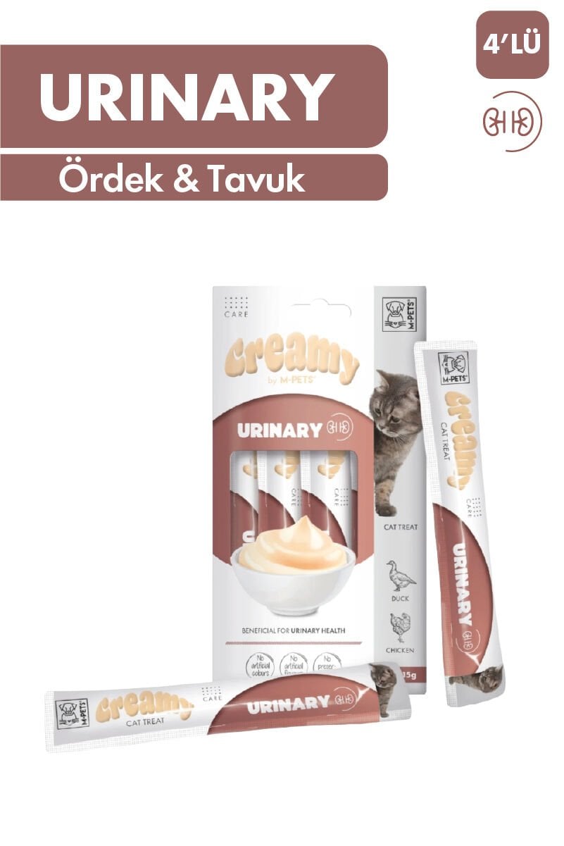 URINARY FONKSİYONEL CREAMY KEDİ ÖDÜLÜ 4X15GR