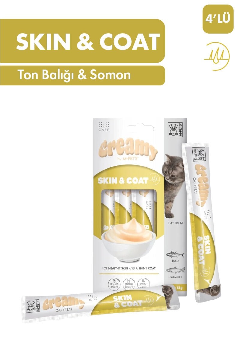 Skın & Coat Fonksiyonel Creamy Kedi Ödülü 4x15gr