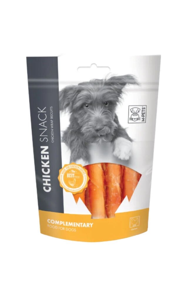 M-PETS CHICKEN WRAP BISCUITS KÖPEK ÖDÜLÜ 80GR
