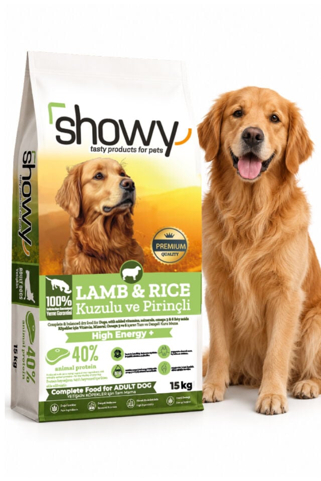 Adult Dogs Lamb & Rice Kuzulu ve Pirinçli Yetişkin Köpek Maması 15 Kg – Tam ve Dengeli Kuru Mama