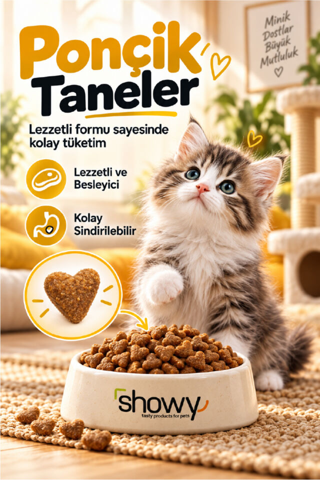 Kitten Tavuklu Yavru Kedi Kuru Maması 15 Kg | Healthy Growth+