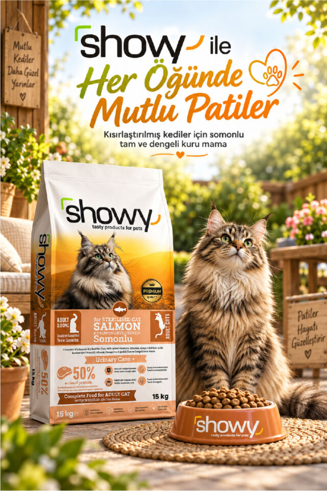 Salmon Somonlu Kısırlaştırılmış Yetişkin Kedi Kuru Maması 15 Kg