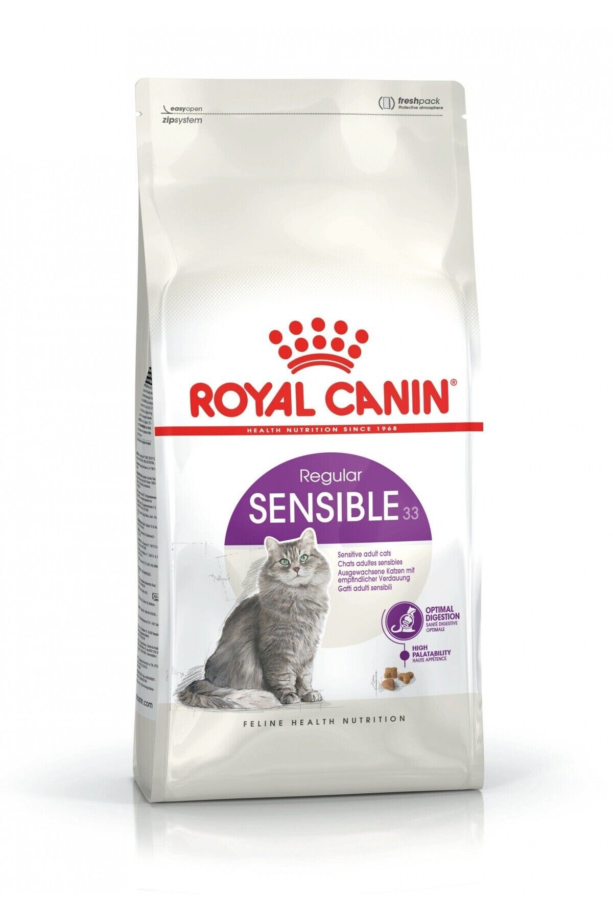 Sensible33 Sindirim Hassasiyeti Olan Kediler Için Yetişkin Kuru Kedi Maması 15kg