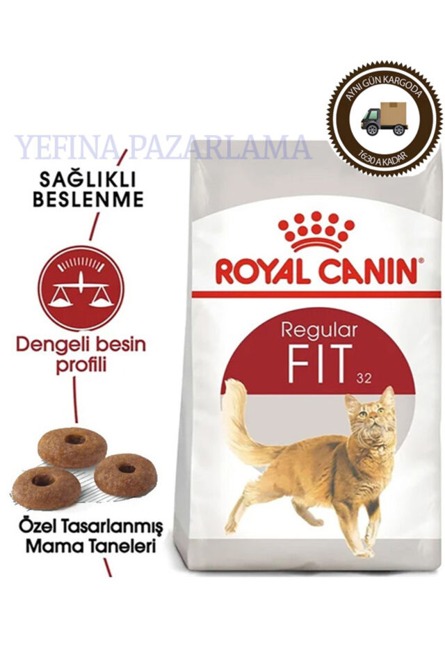 Fit 32 Yetişkin Kedi Maması 4kg Adult Cat Food Kısır Olmayan Kediler İçin