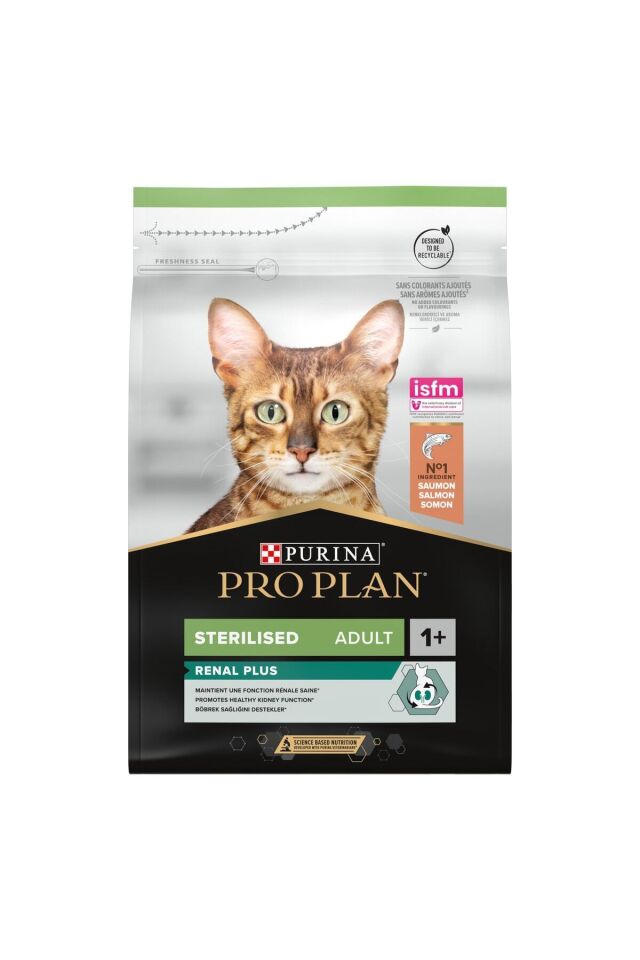Sterilised Kısırlaştırılmış Somonlu Kedi Maması 10 KG