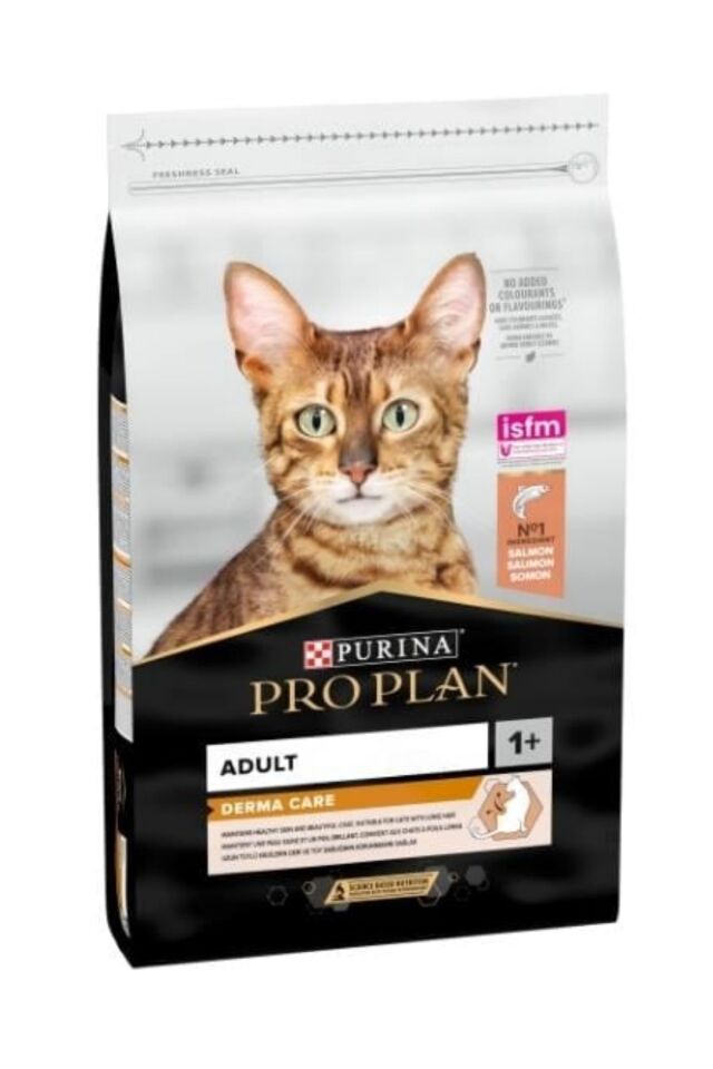 Derma Care Somonlu Tüy Sağlığı Destekleyici Kedi Maması 10kg