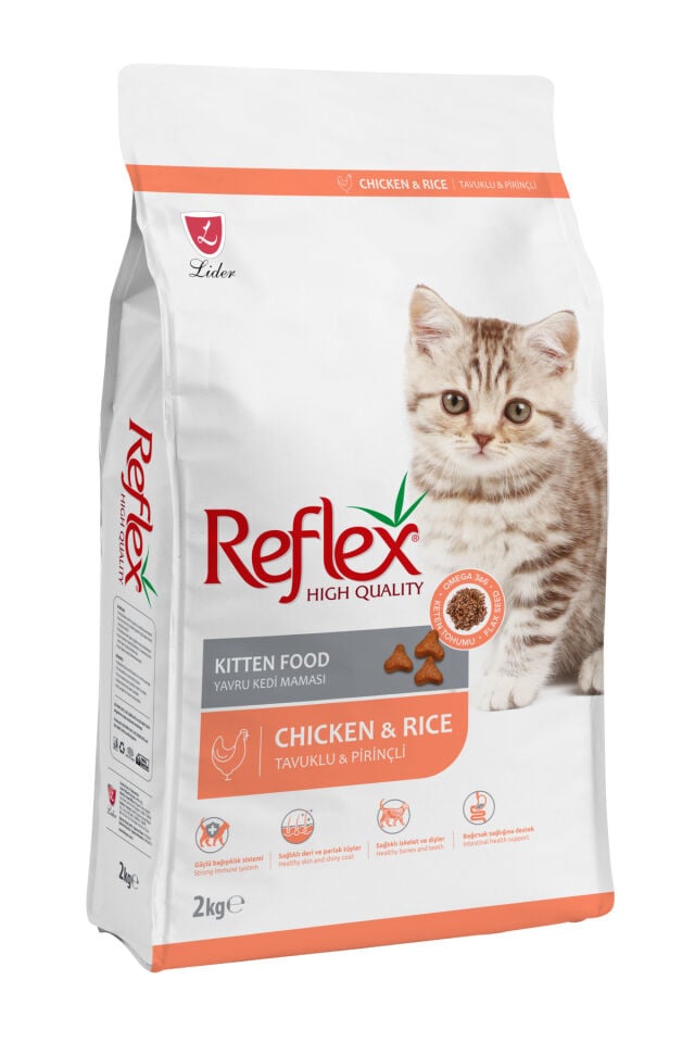 REFLEX TAVUKLU YAVRU KEDİ MAMASI  2 KG
