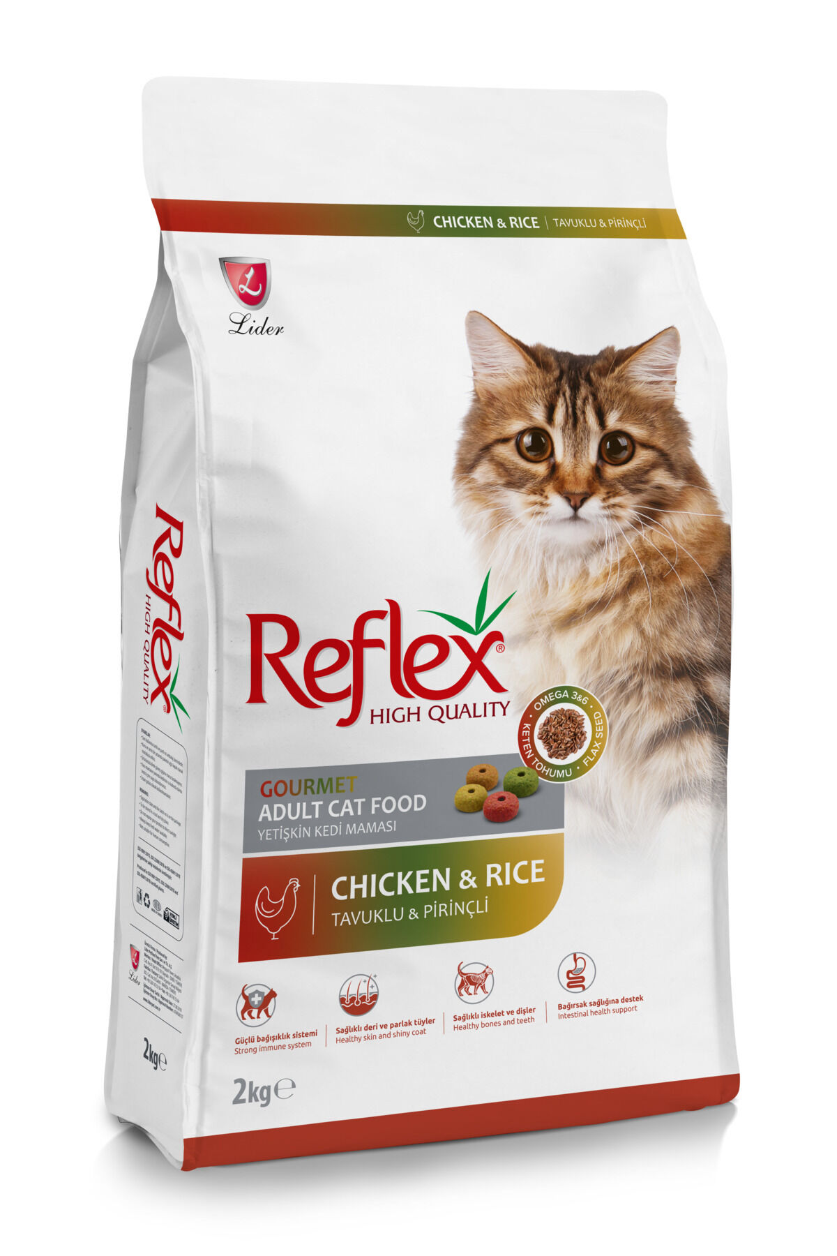 REFLEX RENKLİ YETİŞKİN KEDİ MAMASI 2 KG