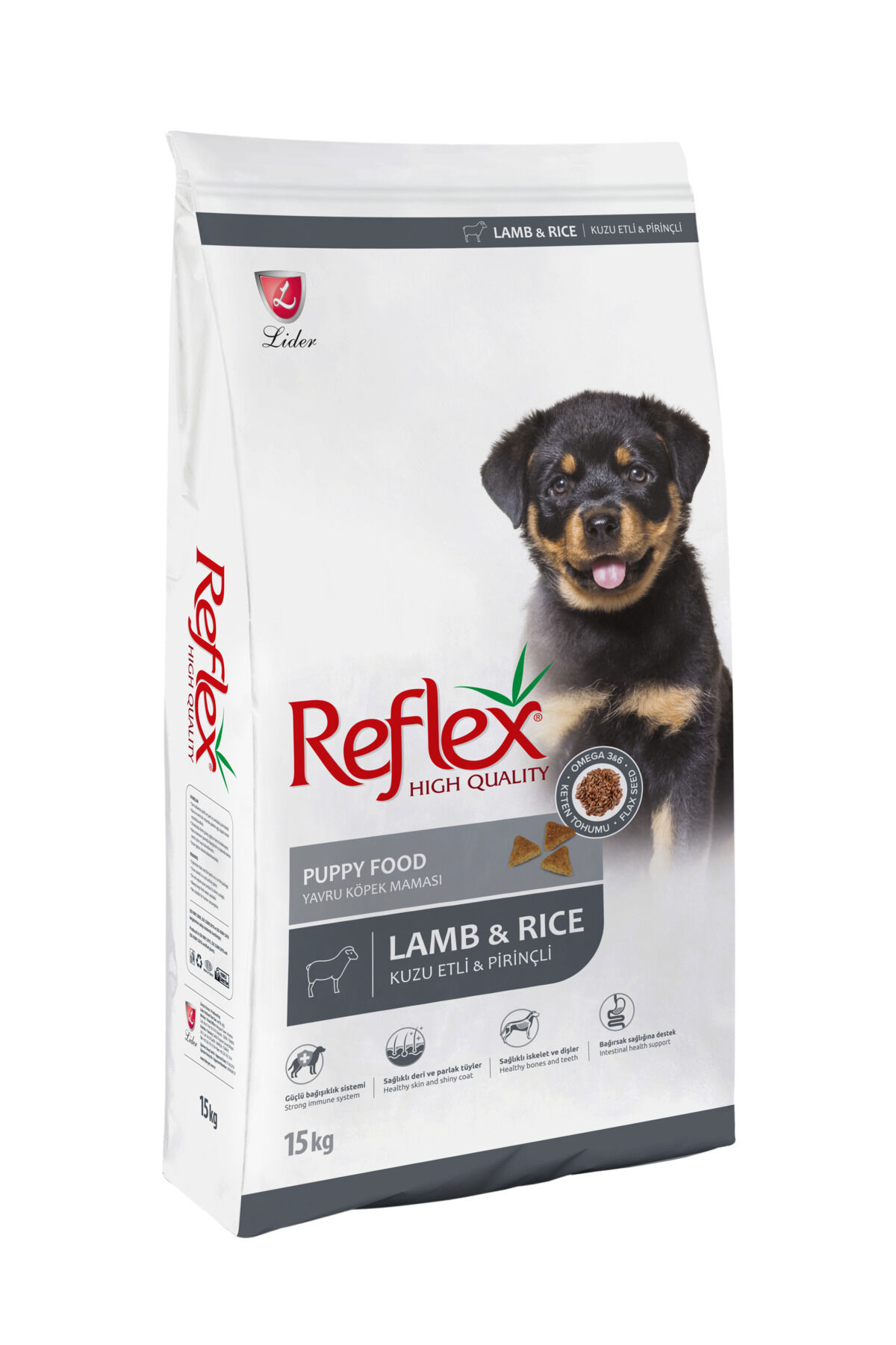 Kuzulu Pirinçli Yavru Köpek Mamasi 15 Kg