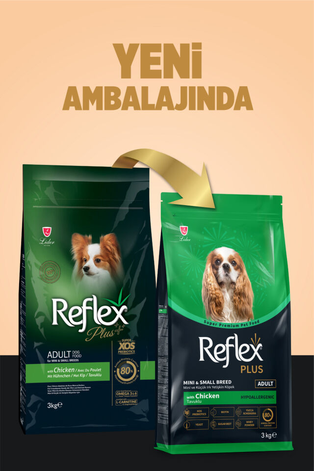 Plus Hipoalerjenik Mini ve Küçük Irklar için Tavuklu Yetişkin Köpek Maması 3 kg