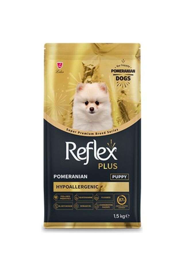 Plus HypoAllergenic Pomerian Yavru Köpek Maması 1,5 Kg