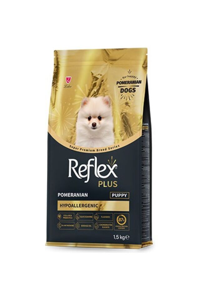 Plus HypoAllergenic Pomerian Yavru Köpek Maması 1,5 Kg