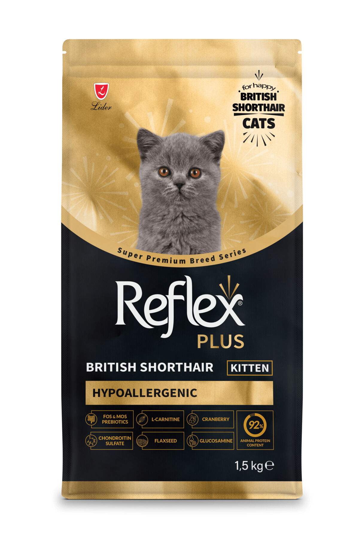RFX PLUS  BRİTİSH SHORTHAİR YAVRU  KEDİ M 1,5 KG