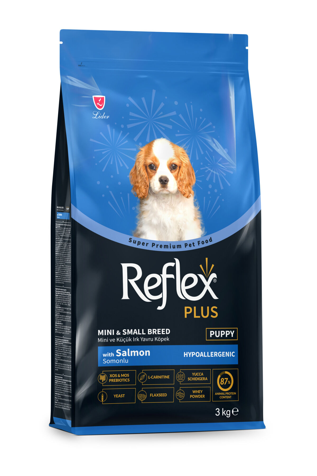 Plus Hipoalerjenik Mini ve Küçük Irklar için Somonlu Yavru Köpek Maması 3 kg