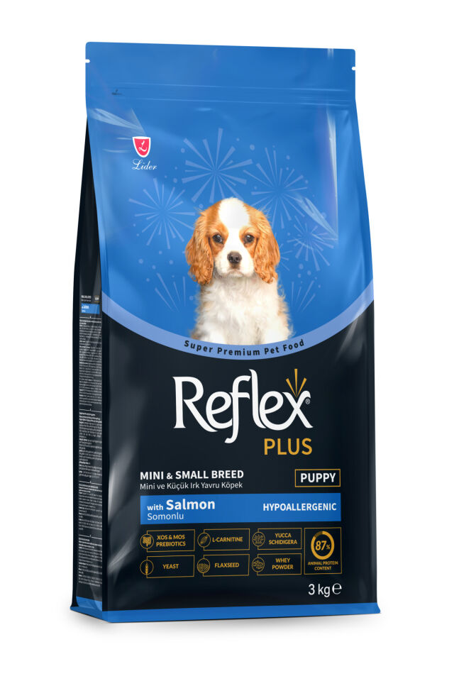 Plus Hipoalerjenik Mini ve Küçük Irklar için Somonlu Yavru Köpek Maması 3 kg