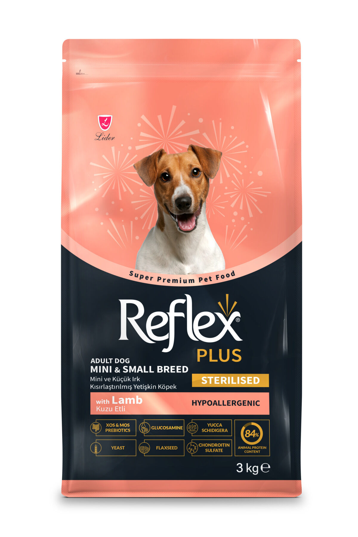 Plus Hypoallergenic Kuzu Etli Mini Irk Kısırlaştırılmış Yetişkin Köpek Maması 3 Kg