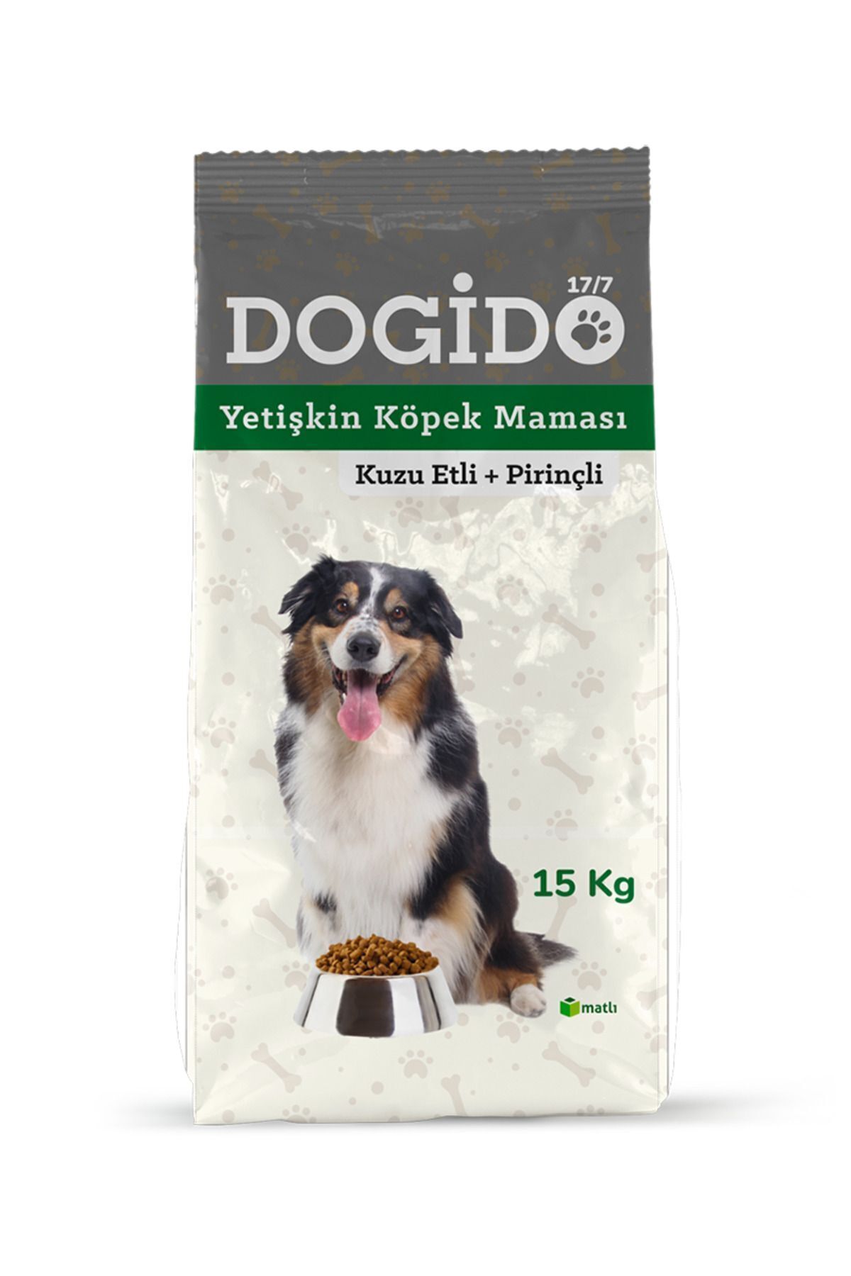 Kuzu Etli Pirinçli 17/7 Yetişkin Köpek Maması 15 Kg